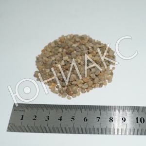 Песок кварцевый гравий фр. 2-5 мм. (500 гр.)