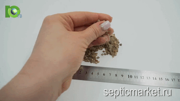 Песок кварцевый (гравий) фр. 2-5 мм. (25 кг.)