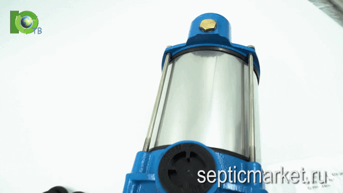 Поверхностный центробежный самовсасывающий многоступенчатый насос для чистой воды Aquario AMH-150-9P комплектация